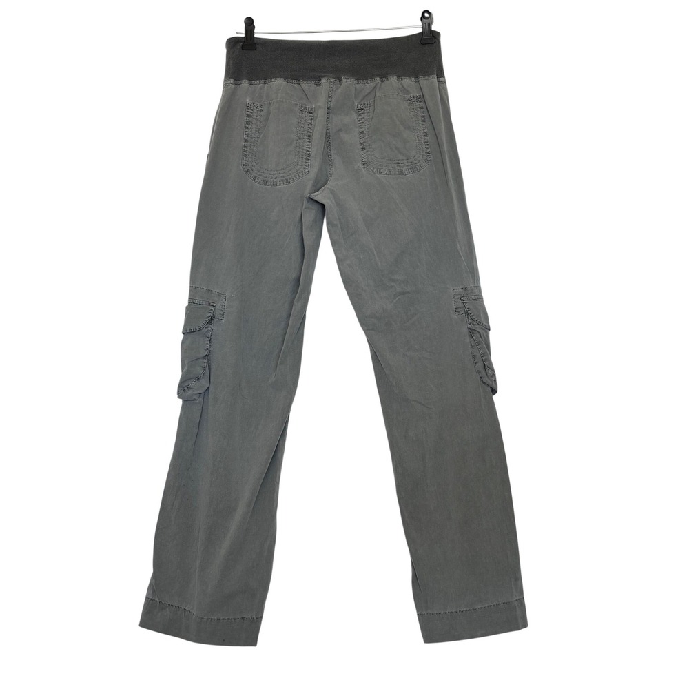 XCVI Tencel Cargo Pants Women's M Gray Lagenlook Grunge Utility Casual Y2K - Picture 2 of 7